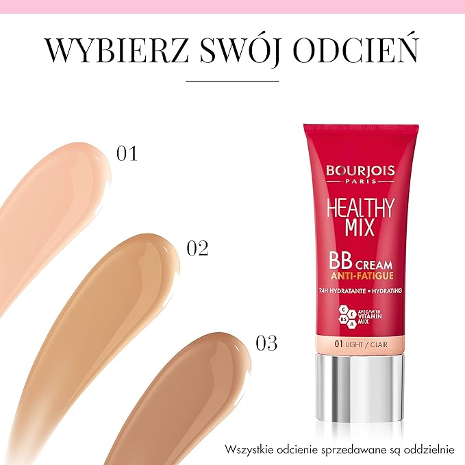 Bourjois Healthy Mix Bb Cream 01 Light 30Ml-Velvo Beauty