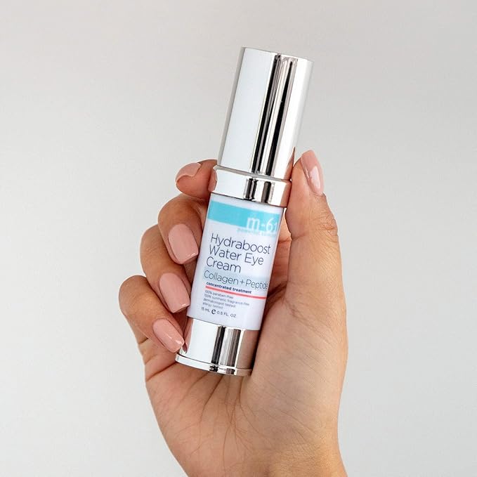 M-61 Hydraboost Collagen+Peptide Water Eye Cream - Age-defying vegan collagen and peptide water eye cream with vitamin B5 & baobab pulp extract.-Velvo Beauty
