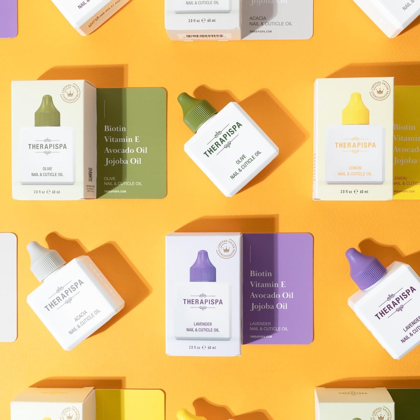 Nail & Cuticle Oil with Avocado, Jojoba, Biotin & Vitamin E – Nail Growth Oil for Strengthening, Hydrating & Reviving Peeling Nails (Lemon, 2.0 fl oz)-Velvo Beauty