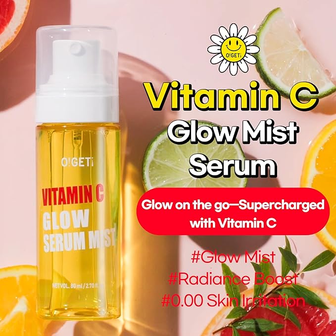 Vitamin C Serum Mist | Vitamin C, Hyaluronic acid, Moisturizing mist for face, all skin type, Korean skincare, for men and women, 2.70 Fl.Oz (80ml)-Velvo Beauty