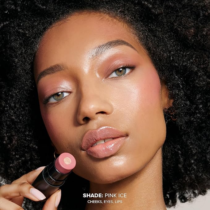 Nudies Matte + Glow Core All Over Face Blush Color - Pink Ice-Velvo Beauty