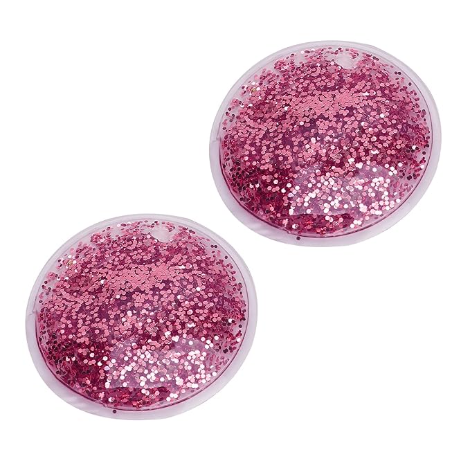 Gel Eye Pack, Hot Cold Compress Eye Gel Ice Packs Reusable Cooling Eye Cover for Dark Circles Puffiness Cold Eye Girl Women(Rose)-Velvo Beauty