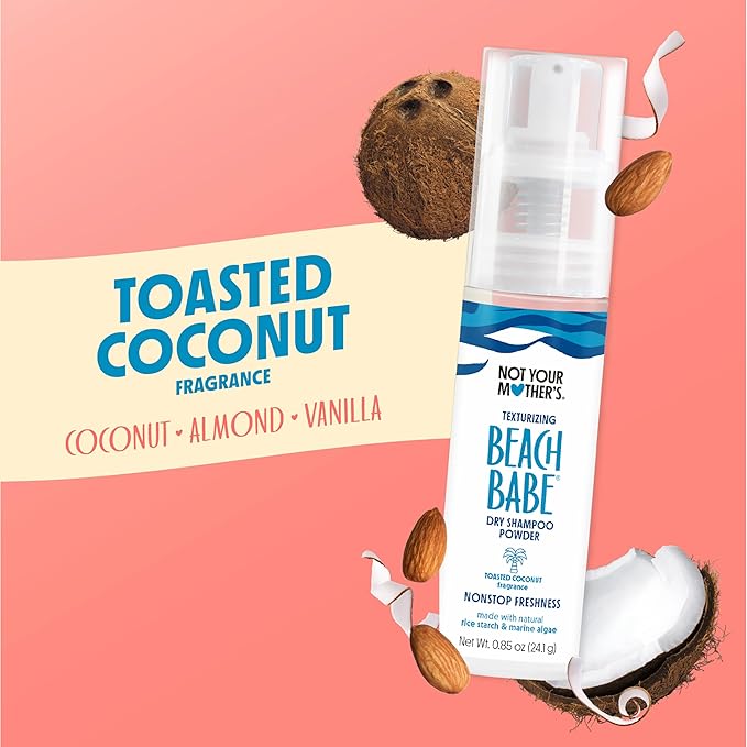 Not Your Mother's Beach Babe Texturizing Dry Shampoo Powder (2-Pack) - .85 oz Each - Instantly Absorbs Oil and Adds Soft, Touchable Texture for All Hair Types-Velvo Beauty