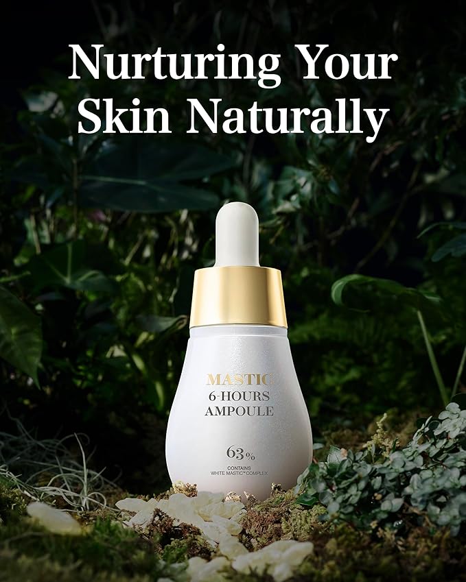 MASTINA Mastic Ampoule Serum Dropper Type (0.5fl oz, Pack of 2) White Mastic Complex 63%, Tranexamic Acid 2%, Niacinamide 5% - Face Serum for Firming, Hydrating, Radiant Glass Skin. Korean Skin Care-Velvo Beauty