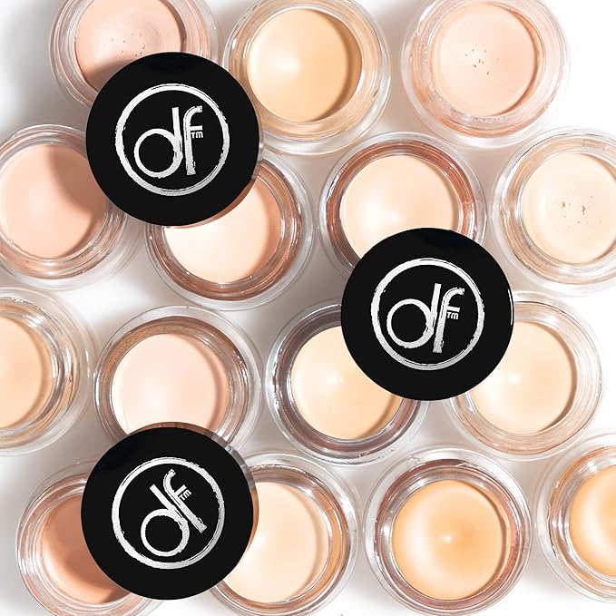 Waterproof Concealer Cream, Full Coverage Waterproof Makeup, Color Match Promise by Dermaflage, 6g-Velvo Beauty