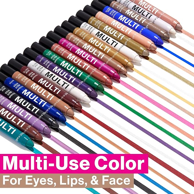 wet n wild Color Icon Cream Eyeliner Eyeshadow Multi-Stick, Moisturizing, Nourishing Velvety Cream-to-Powder Buildable & Blendable Formula, Cruelty-Free & Vegan - Champagne Room-Velvo Beauty
