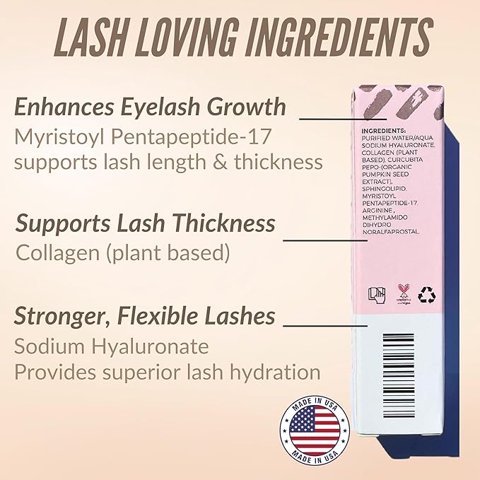 LeVaye Cosmetics Show Lash Eyelash Serum for Longer, Thicker, Gorgeous Looking Lashes, Cruelty Free Lash Serum-Velvo Beauty
