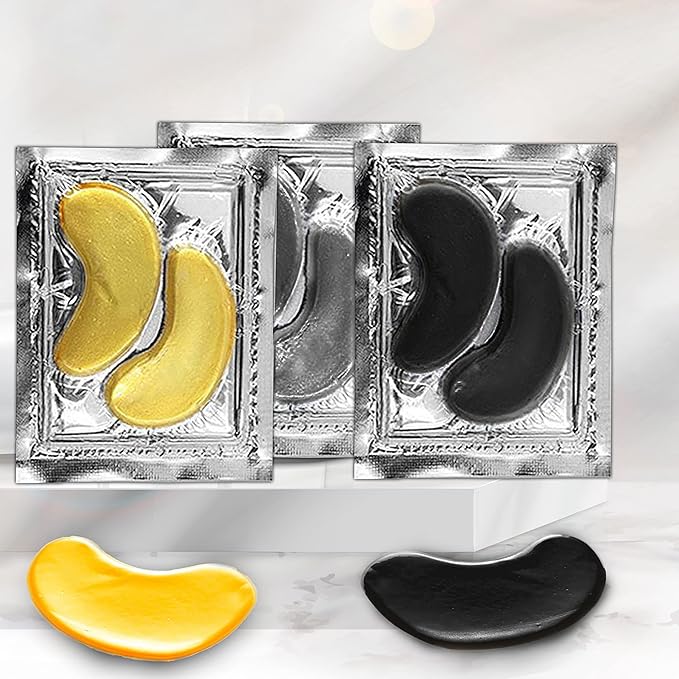 Under Eye Anti-Aging Eye Mask Collagen Patch Treatment for Minimizing Wrinkles, Puffy Eyes, Eye Bags, Dark Circles, Fine Lines Under the Eye, Looking Less Tired, Revitalizing, Moisturizing and-Velvo Beauty