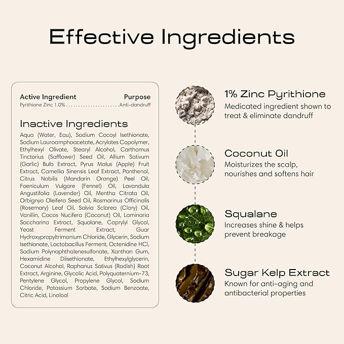 Jupiter, Dermatologist-Formulated Anti-Dandruff Shampoo, Conditioner, & Scalp Scrubber, for Women & Men, for Flaky, Itchy, Oily, & Dry Scalp, Vegan, Sulfate-Free, Color-Safe, & Paraben-Free, with Zinc-Velvo Beauty