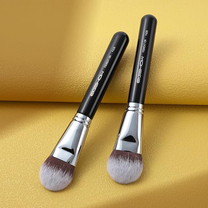 EIGSHOW Flat Foundation Brush, Large Face Makeup Brush with Soft Dense Synthetic Bristles for Blending Liquid Cream Powder (F628)-Velvo Beauty