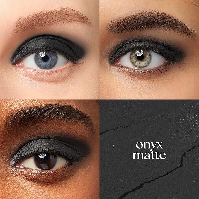 Julep Eyeshadow 101 Cream-to-Powder Waterproof Shadow Stick – Onyx Black Matte – Long-Lasting, Crease-Proof, Smooth Jet-Black Matte Cream Eyeshadow with Built-in Smudger-Velvo Beauty