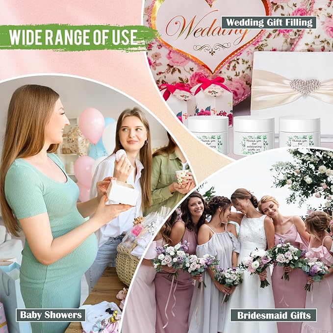 12 Pcs Thank You Lip Sleeping Mask Bulk Bridal Shower Gifts for Guests Thank You for Celebrating with Us Lip Mask Moisturize Nourish for Wedding Bridal Shower Favor Christmas Gift(Eucalyptus)-Velvo Beauty