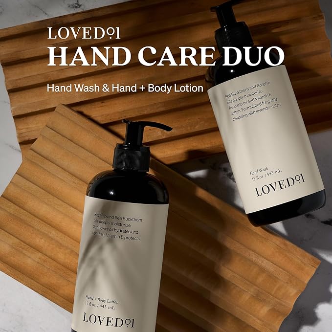 Hand Care Duo, Oprah's Favorite Things, Cleansing & Moisturizing Bundle (15 Oz Hand Wash & 15 Oz Hand & Body Lotion)-Velvo Beauty