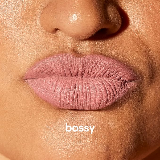 Live Tinted Huelip Liquid Lip Crème - Weightless, Long-Lasting Liquid Lip with Hyaluronic Acid and Jojoba Oil For a Soft, Comfortable, Moisturized Finish - 0.09 fl oz - Dusty Rose-Velvo Beauty
