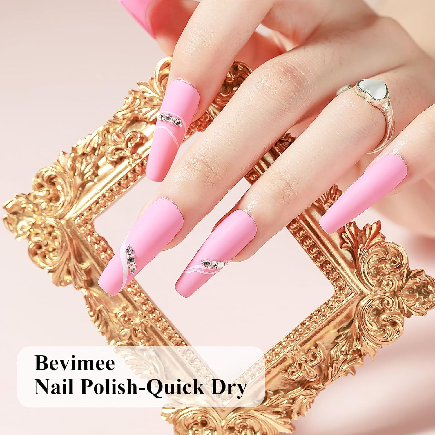 Nude Nail Polish Set: Quick Dry Nail Lacquer Non Ge Regular Sheer Colors White Nude Light Pink Natural Fingerpolish Fast Drying DIY Salon Gift For Women, 6 Colors 8lm/0.27fl.oz-Velvo Beauty