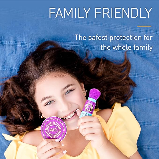 BOB KIDS Balm, SPF 40 Broad Spectrum Mineral Sun Protection, Hydrating, Perfect for Winter and Water Sports, Safe for Sensitive Skin, For All Ages-Velvo Beauty