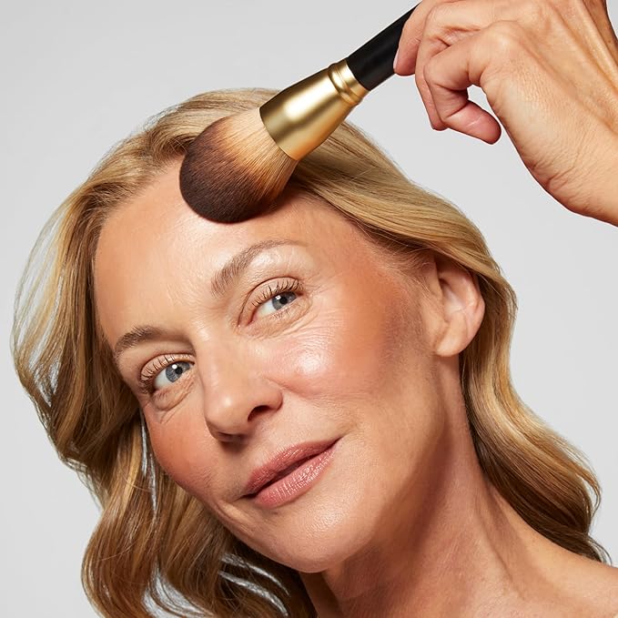 LAURA GELLER NEW YORK Classic Bronzer Brush | Fluffy Powder Brush, Contour & Define, Vegan Bristles-Velvo Beauty