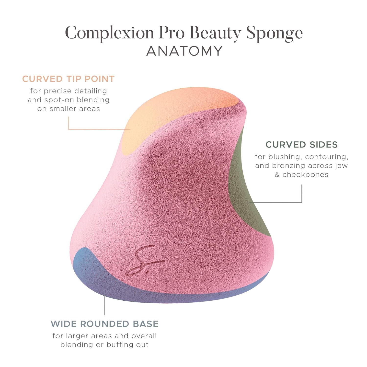 Original Beauty Blender Makeup Sponge Applicator for Powder, Cream & Liquid, Beauty Tools Puff, Streak Free Application, Vegan, Cruelty Free Made in USA, Pink-Velvo Beauty