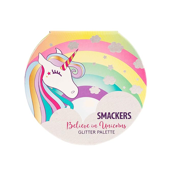 Lip Smacker Unicorn Palette Sparkle & Shine Eyeshadow Makeup Gift Set for Girls Including Lippy Pals Lip Balm-Velvo Beauty