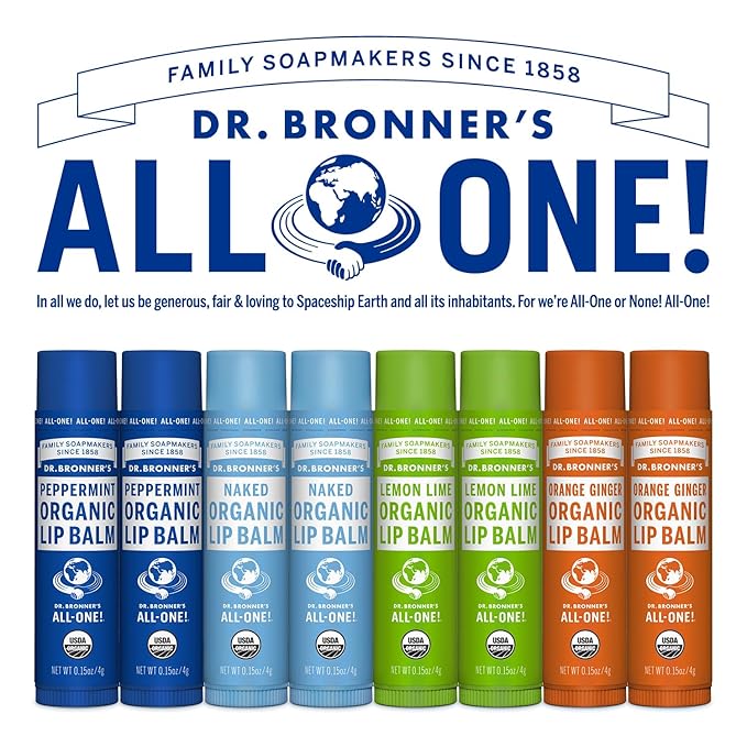 Dr. Bronners Lemon Lime Lip Balm, 4 GR-Velvo Beauty