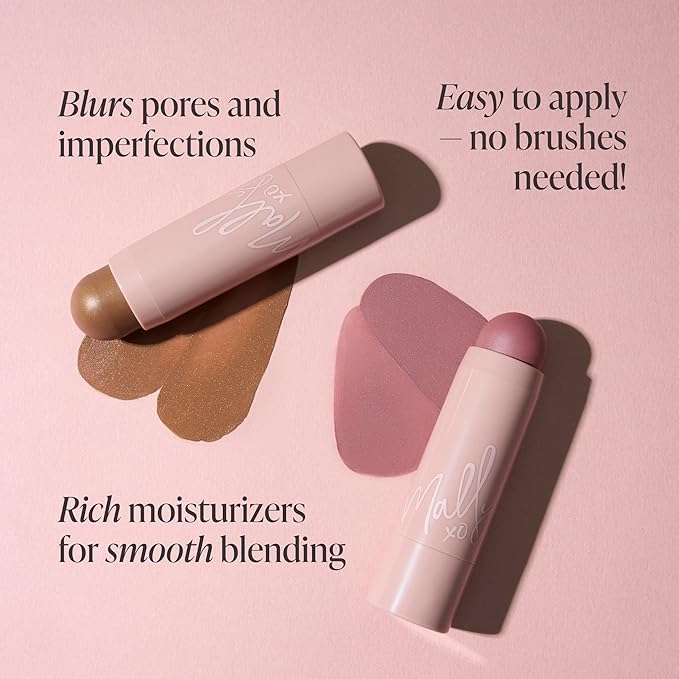 Mally Beauty Shimmer, Shape & Glow Plus Face Defining Stick, Hint Of Mauve-Velvo Beauty