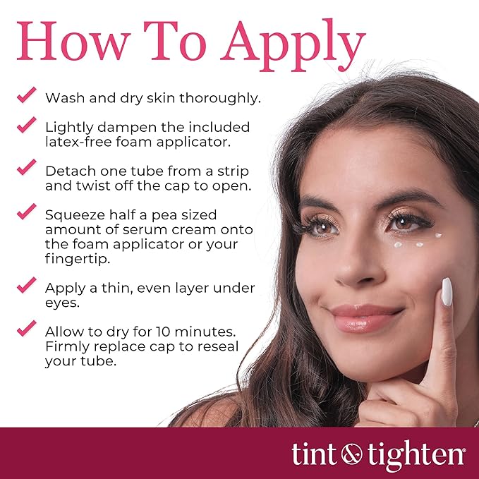 Tint and Tighten Color Smoothing Eye Cream for Wrinkles – Anti Aging Cream Visibly Reduces Under Eye Wrinkles – Eye Cream for Dark Circles and Puffiness – Instant Eye Bag Remover-Velvo Beauty