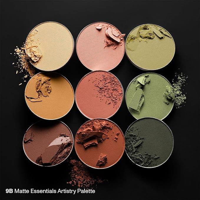 Morphe 9B Matte Essentials Artistry Palette - Warm Toned Makeup Palette - Highly Pigmented Matte Eye Makeup with a Blendable & Buildable Formula (0.35 oz)-Velvo Beauty