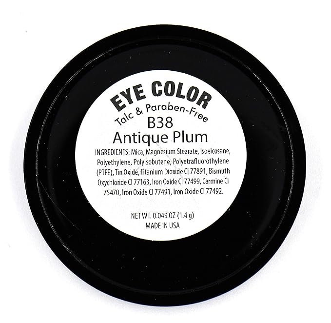 Antique Plum Light Purple Lavender Shimmer Pressed Powder Single Vegan Eyeshadow; Talc, Paraben & Cruelty Free-Velvo Beauty