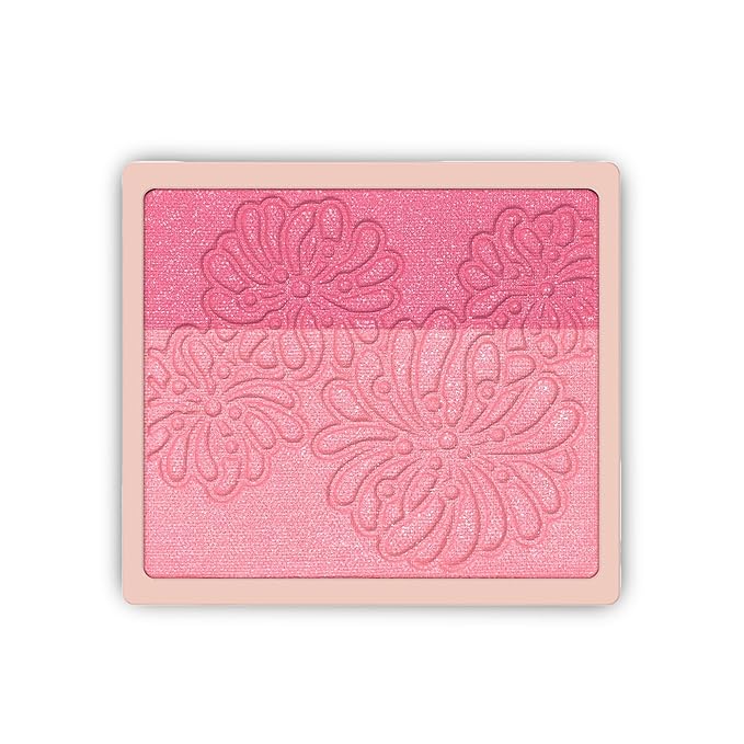 Paul & Joe Pressed Blush Palette Refill Only, Case Sold Separately, Oil-Absorbing Blush Powder, Bi-Color Face Blushes with Fitting Veil Powder, Light Rose and Light Pink, 03 Lit De Princesse, 0.17 oz-Velvo Beauty