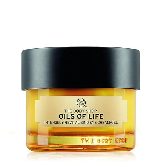 The Body Shop Oils of Life Intensely Revitalising Eye Cream Gel, 0.69 oz.-Velvo Beauty
