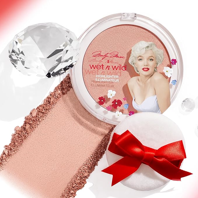wet n wild Marilyn Monroe Collection Icon Highlighter - Peachy Pink-Velvo Beauty