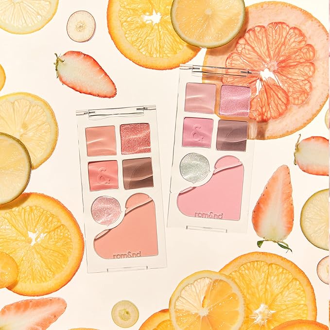 rom&nd Bare Layer Palette 02 Strawberry Mood-Velvo Beauty