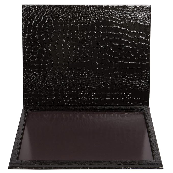 Adept Cosmetics Extra Large (XL) 63 Pan Empty Faux Leather Magnetic Pro Makeup Palette for Eyeshadow Singles, holds up to 63 standard single round eyeshadows-Velvo Beauty