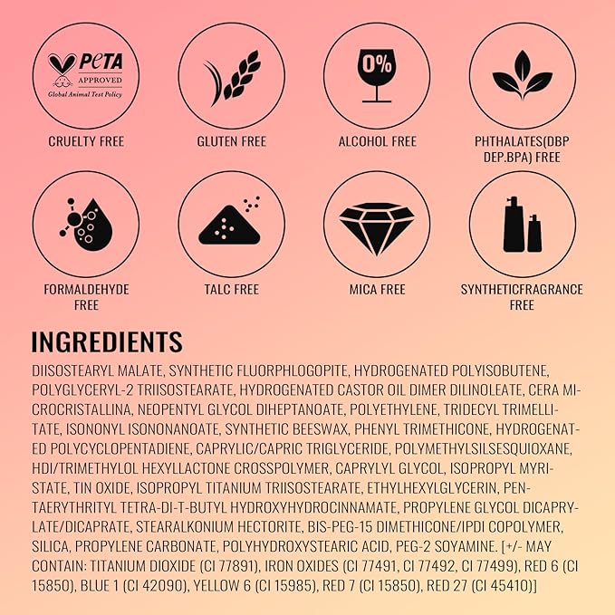 Oulac Pink Lipstick for Women with Metallic 3D Shine Lightweight Hydrating Formula, High Impact Lip Color, Vegan Beauty, Full Coverage Lip Makeup, Christmas Gifts for Women, Hip & Hippie(11)-Velvo Beauty