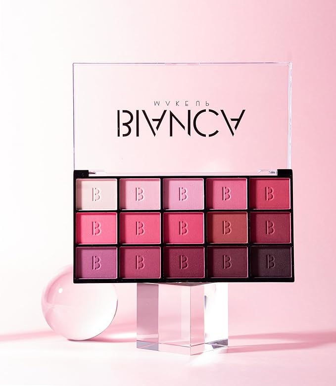 15 Colors Eyeshadow Palette | Versatile Range for Unlimited Eye Looks. (Rose)-Velvo Beauty
