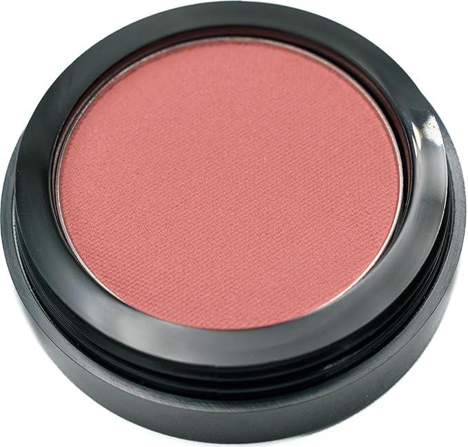 Dark Rose Red Pink Rouge Magenta Blush Pressed Cheek Color Contour Powder, Talc & Paraben Free, 4 Grams, No Animal Testing & Cruelty Free-Velvo Beauty