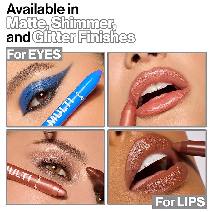 wet n wild Color Icon Cream Eyeliner Eyeshadow Multi-Stick, Moisturizing, Nourishing Velvety Cream-to-Powder Buildable & Blendable Formula, Cruelty-Free & Vegan - Snowy Skies-Velvo Beauty