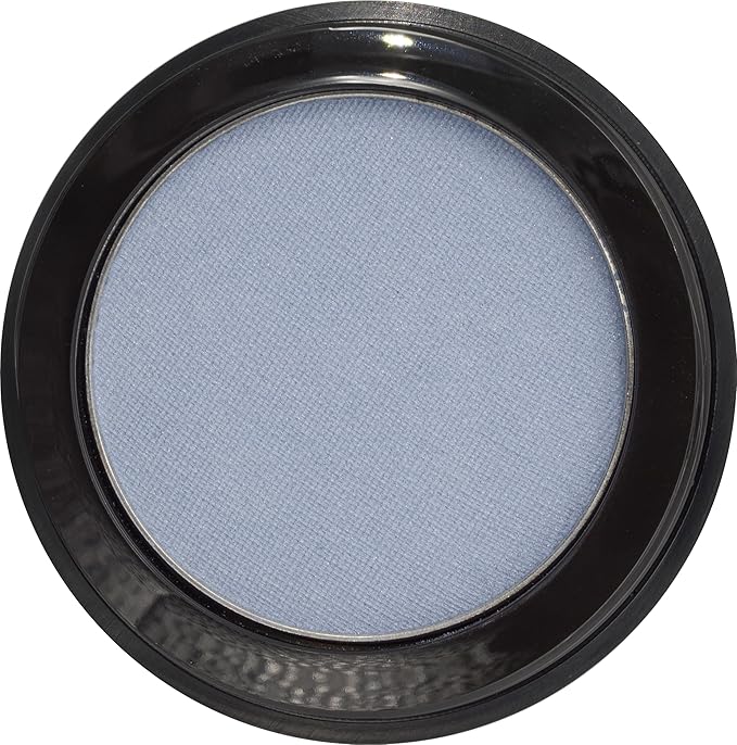 Light Blue Silver Grey Shimmering Pressed Powder Single Vegan Eyeshadow; Talc, Paraben & Cruelty Free-Velvo Beauty