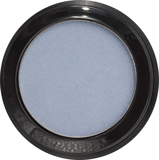 Light Blue Silver Grey Shimmering Pressed Powder Single Vegan Eyeshadow; Talc, Paraben & Cruelty Free-Velvo Beauty
