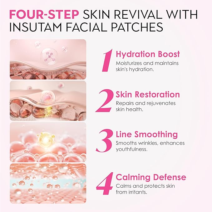 Forehead Wrinkle Patches for Anti-wrinkles: Overnight Face Wrinkles Patches to Lift Smile Lines for Women (PINK)-Velvo Beauty