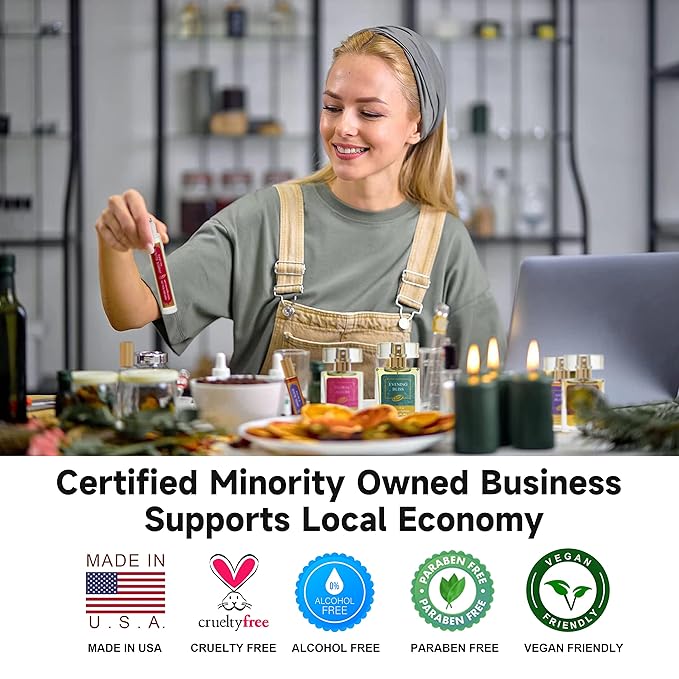 Zoha Jasmine Bloom - Jasmine Perfume for Women and Men, Alcohol Free Perfume Oil Roll On, Long Lasting Natural Clean Fragrance Oil base, 6ml Roller-Velvo Beauty