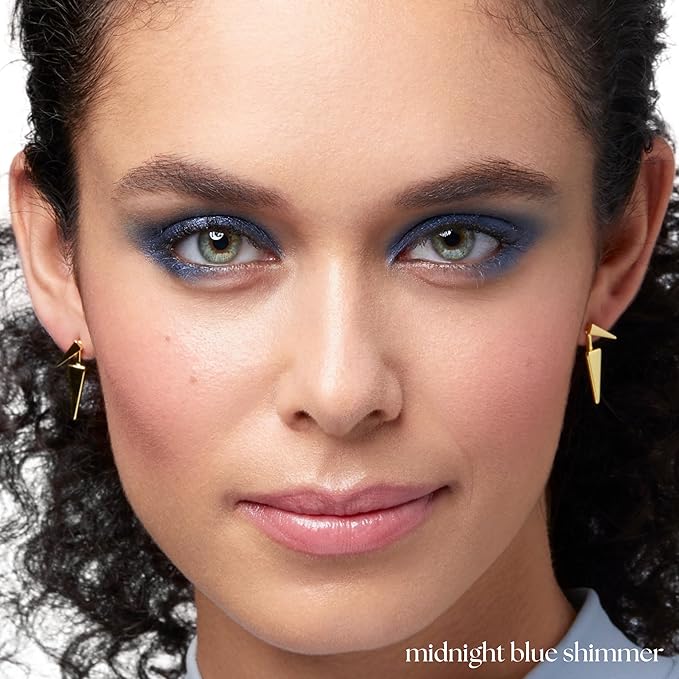Julep Eyeshadow 101 Cream-to-Powder Waterproof Shadow Stick – Midnight Blue Shimmer – Long-Lasting, Crease-Proof, Dark Blue Shimmer Cream Eyeshadow with Built-in Smudger-Velvo Beauty