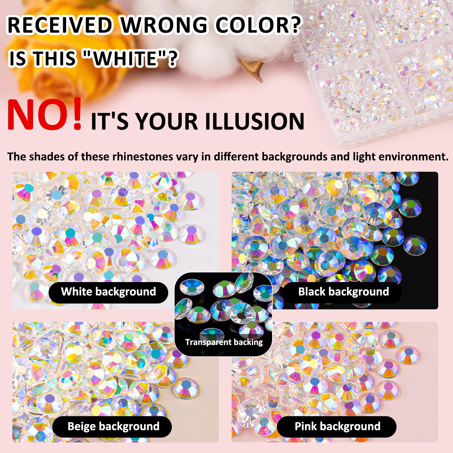 25000Pcs Resin Jelly Rhinestones for Crafting, Transparent AB 2-6mm Mixed Sizes Non Hotfix Flatback Gems, Bedazzling Crystal for DIY Crafts Clothing Tumblers Mugs Shoes Fabric Nail Art-Velvo Beauty