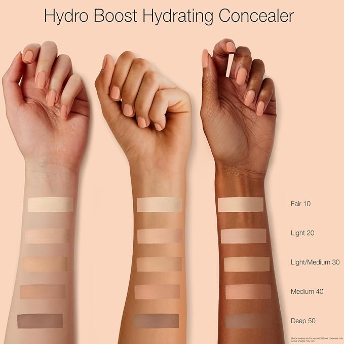 Neutrogena Hydro Boost Hydrating Concealer Stick for Dry Skin, Oil-Free, Lightweight, Non-Greasy and Non-Comedogenic Cover-Up Makeup with Hyaluronic Acid, 30 Light/Medium, 0.12 Oz-Velvo Beauty