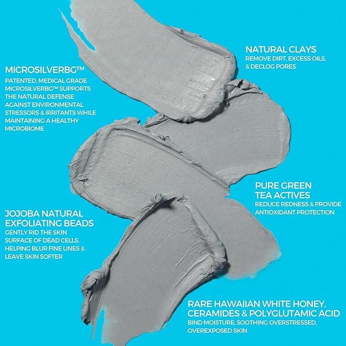BeautyStat Universal Microbiome Purifying Radiance Mask, Cleansing Mask to Help Dimish Appearance of Pores + Purify Skin with Natural Clays (2.5 oz)-Velvo Beauty