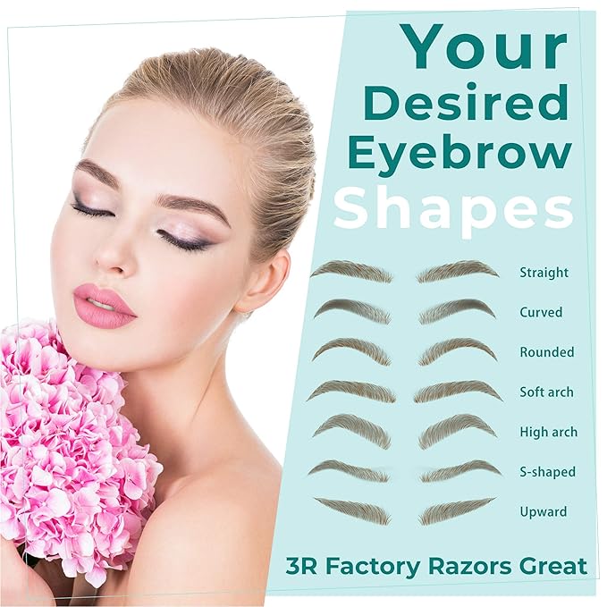 Womens Peach Fuzz Shaver - 3R Factory Ladies Razors for Facial Hair, Face Shaving Razor, Lady Razors for Women Fine Hairs, Eyebrow, Facial & Neck. Come with Safety Cover (Packs of 6)