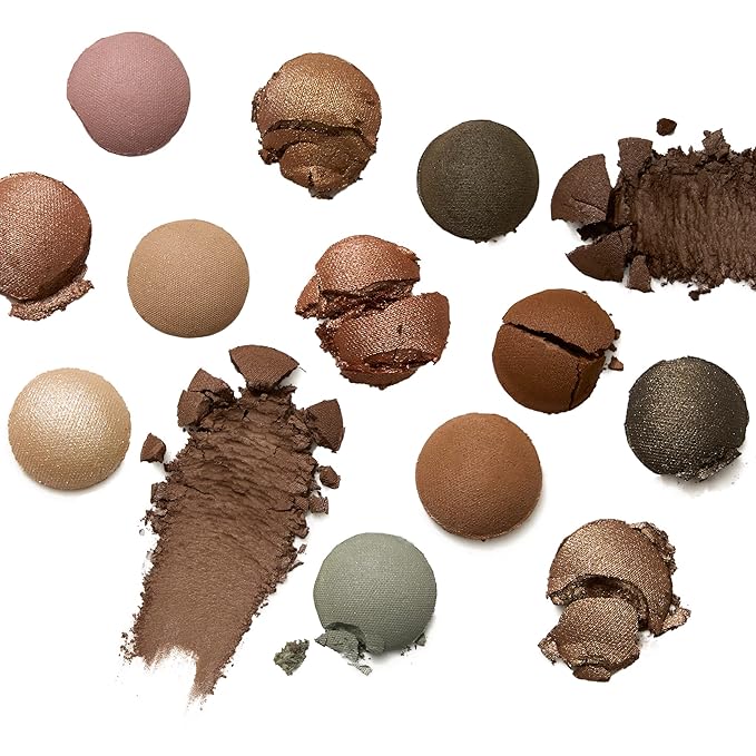 LAURA GELLER NEW YORK The Delectables Earthy Essentials Baked Eyeshadow Palette | 14 Pigmented Eyeshadows Blendable Natural Look-Velvo Beauty