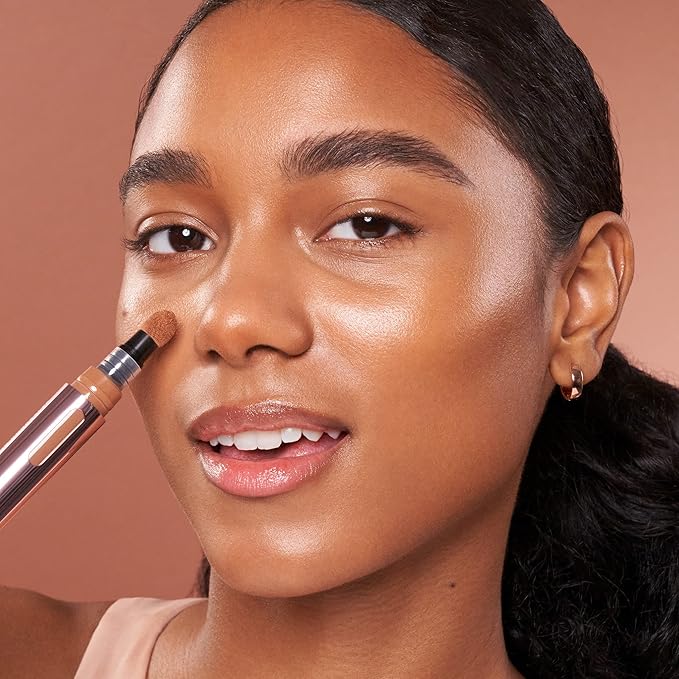 Mally Beauty - The Plush Pen Brightening Concealer Stick - Medium - Hydrating Turmeric, Vitamin E, and Hyaluronic Acid Infused Formula - Medium Buildable Coverage with a Natural, Smooth Finish-Velvo Beauty