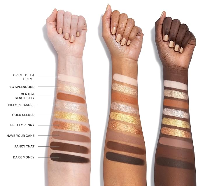 Morphe Rich & Foiled Artistry Palette - Foil-Effect Eyeshadow Palette with Matte, Shimmer & Foil Finishes - Brown & Gold Eyeshadow with Luminous Payoff - Gold Seeker (0.35 oz)-Velvo Beauty