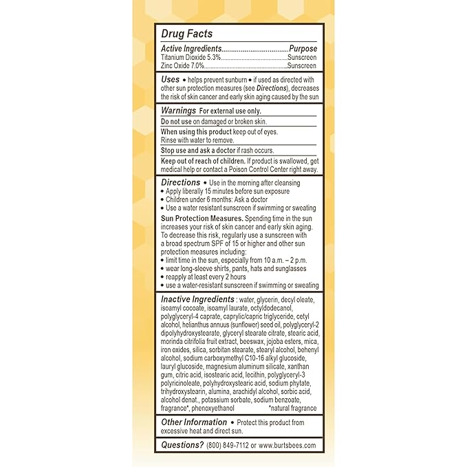 Burt's Bees BB Cream with SPF 15, Light, 1.7 Oz (Package May Vary)-Velvo Beauty